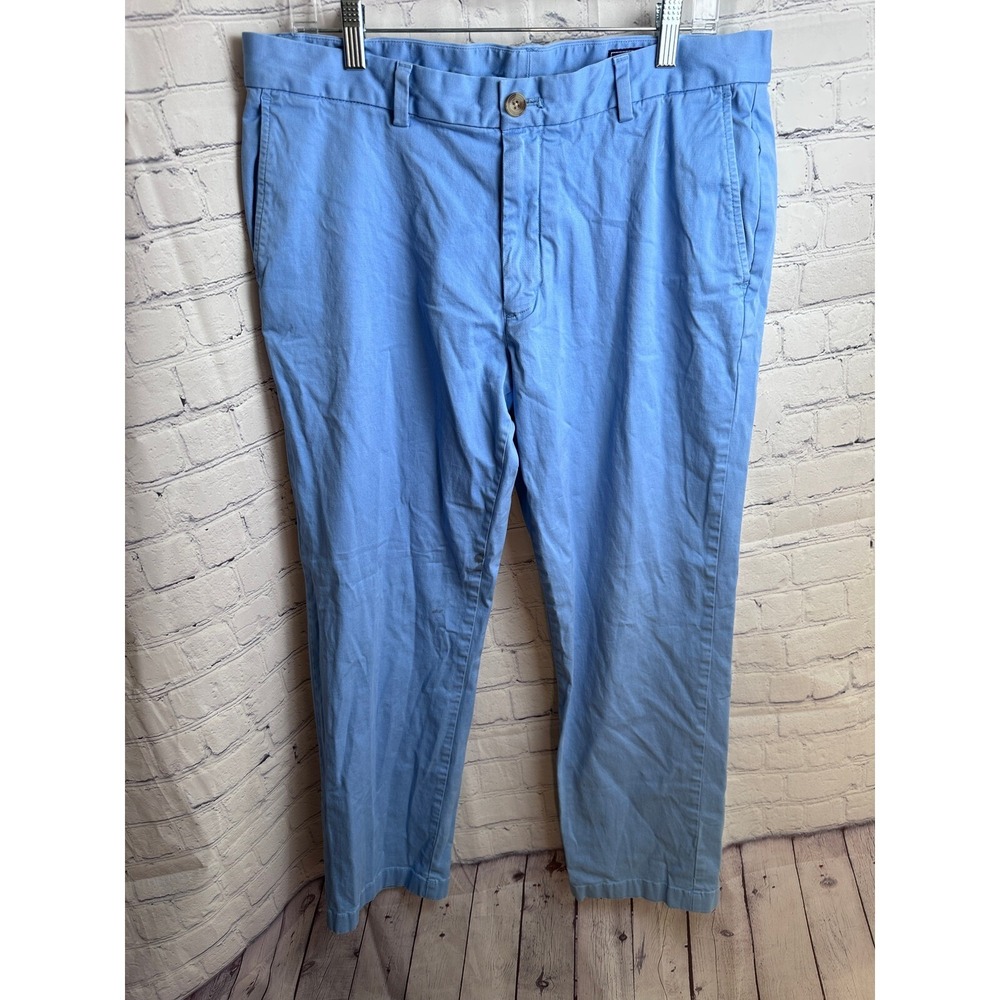Vineyard Vines Breaker Pant Casual Chino‎ Pants Light Blue Size 36x30